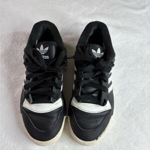 Adidas Black and White Sneakers size 6 Mens